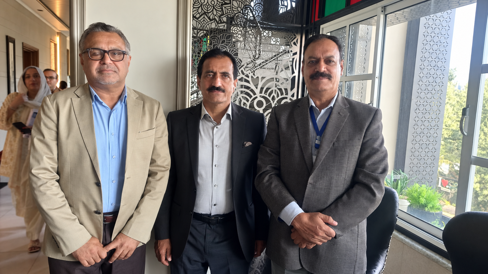 Meeting with Dr. Bashir Hanif at Tabba Heart Institute