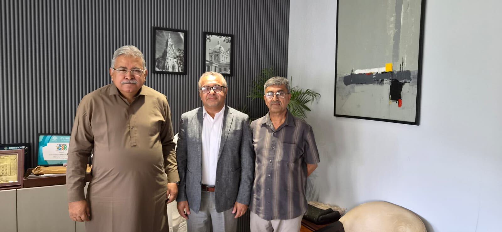Meeting with Prof. Tahir Saghir